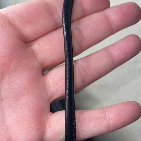 Coach Black Leather Wristlet with Buckle Detail Coach Wristlet - Picture 5 of 5